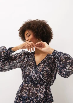 Lola Floral Co-Ord Blouse -Bekleidung Verkaufsgeschäft 502186281 04 lola floral co ord blouse