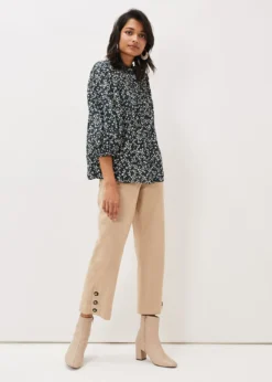 Lennox Ditsy Print Blouse -Bekleidung Verkaufsgeschäft 502200429 03 lennox ditsy print blouse