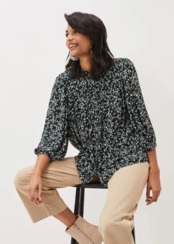 Lennox Ditsy Print Blouse -Bekleidung Verkaufsgeschäft 502200429 04 lennox ditsy print blouse