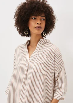 Cynthia Stripe Blouse -Bekleidung Verkaufsgeschäft 502202365 04 cynthia stripe blouse