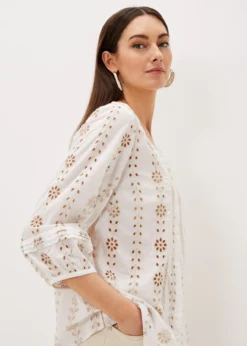 Caela Broderie Blouse -Bekleidung Verkaufsgeschäft 502209051 04 caela broderie blouse