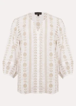 Caela Broderie Blouse -Bekleidung Verkaufsgeschäft 502209051 99 caela broderie blouse