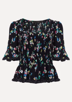 Hudson Floral Co-Ord Blouse -Bekleidung Verkaufsgeschäft 502212836 99 hudson floral co ord blouse
