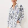 Claire Coral Print Shirt