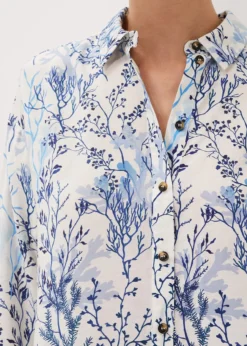 Claire Coral Print Shirt -Bekleidung Verkaufsgeschäft 502250284 05 claire coral print shirt