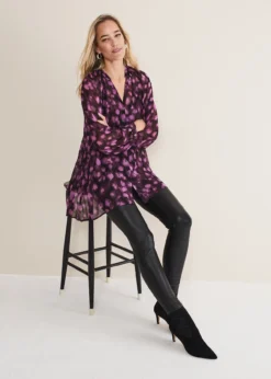 Rhian Chiffon Tunic Blouse 9 Rhian Chiffon Tunic Blouse -Bekleidung Verkaufsgeschäft 502318600 04 rhian chiffon tunic blouse