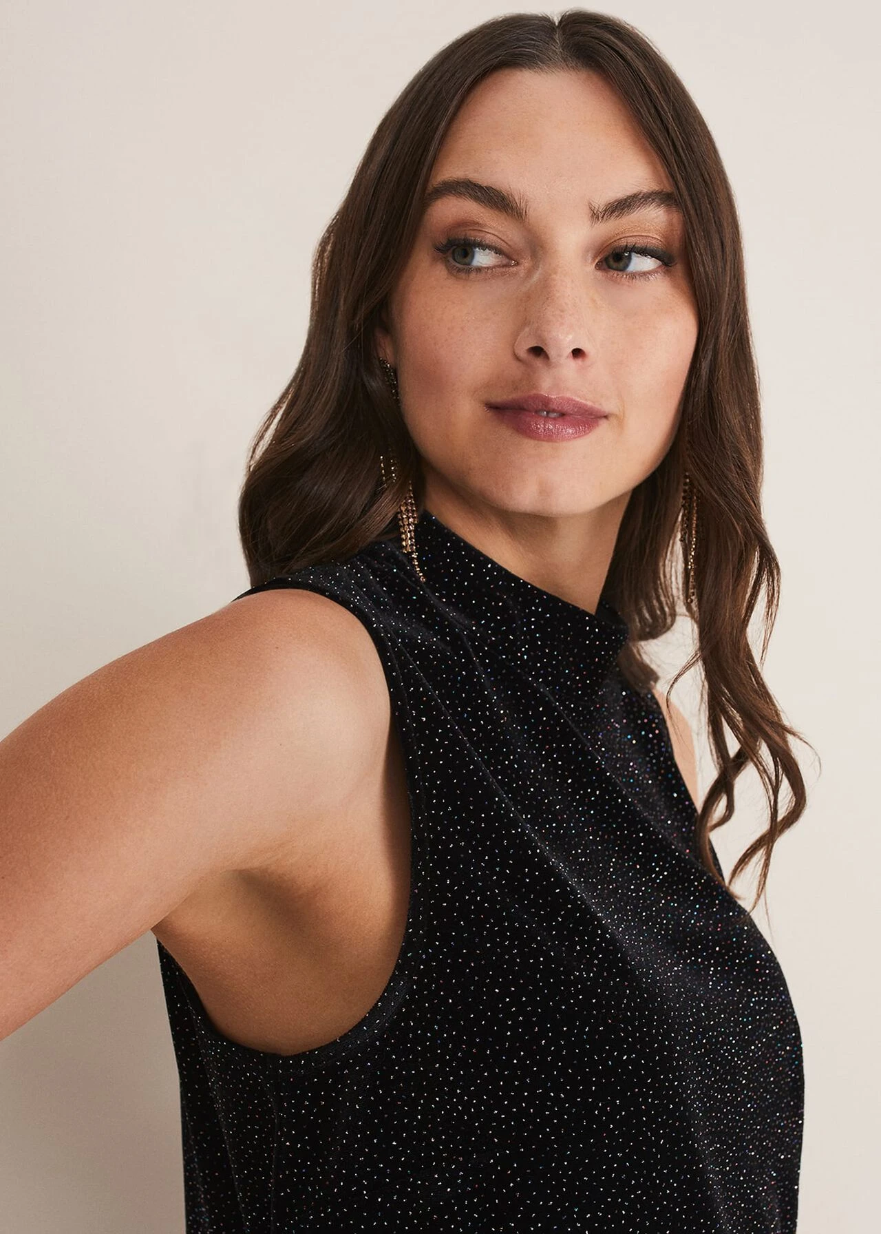 Dove Glitter Velvet Top 4 Dove Glitter Velvet Top – Bild 4