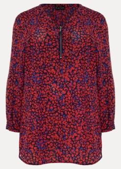 Caelen Printed Tunic Blouse -Bekleidung Verkaufsgeschäft 502340753 99 caelen printed tunic blouse