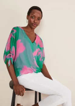 Madison Silk Blouse -Bekleidung Verkaufsgeschäft 502372429 04 madison silk blouse