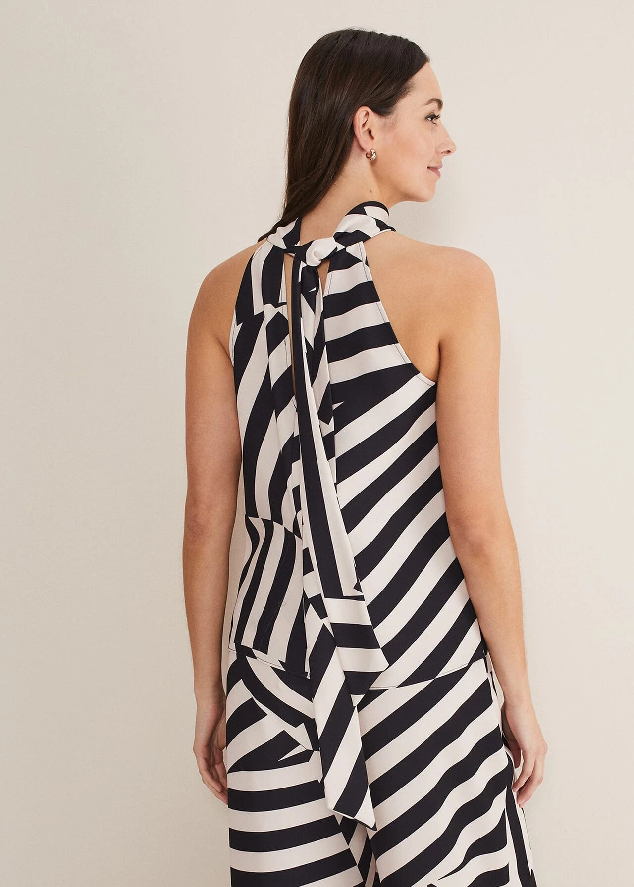 Lana Striped Halter Neck Top 2 Lana Striped Halter Neck Top – Bild 2