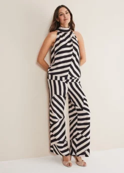 Lana Striped Halter Neck Top 8 Lana Striped Halter Neck Top -Bekleidung Verkaufsgeschäft 502376036 03 lana striped halter neck top