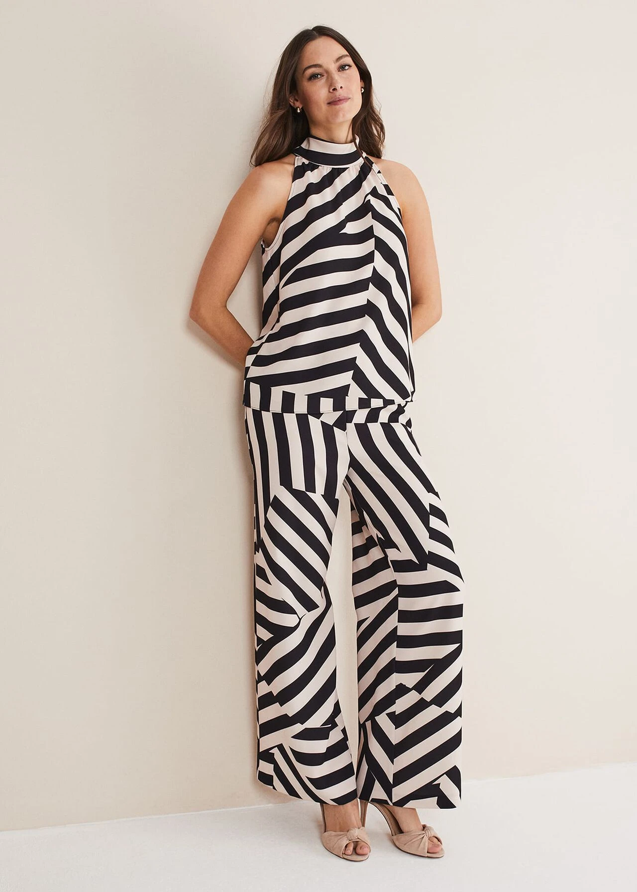 Lana Striped Halter Neck Top 3 Lana Striped Halter Neck Top – Bild 3