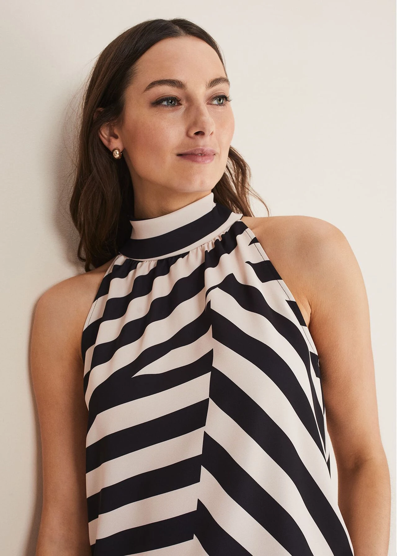 Lana Striped Halter Neck Top 4 Lana Striped Halter Neck Top – Bild 4