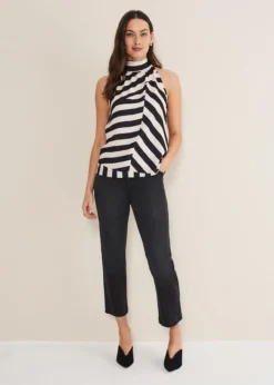 Lana Striped Halter Neck Top 10 Lana Striped Halter Neck Top -Bekleidung Verkaufsgeschäft 502376036 05 lana striped halter neck top