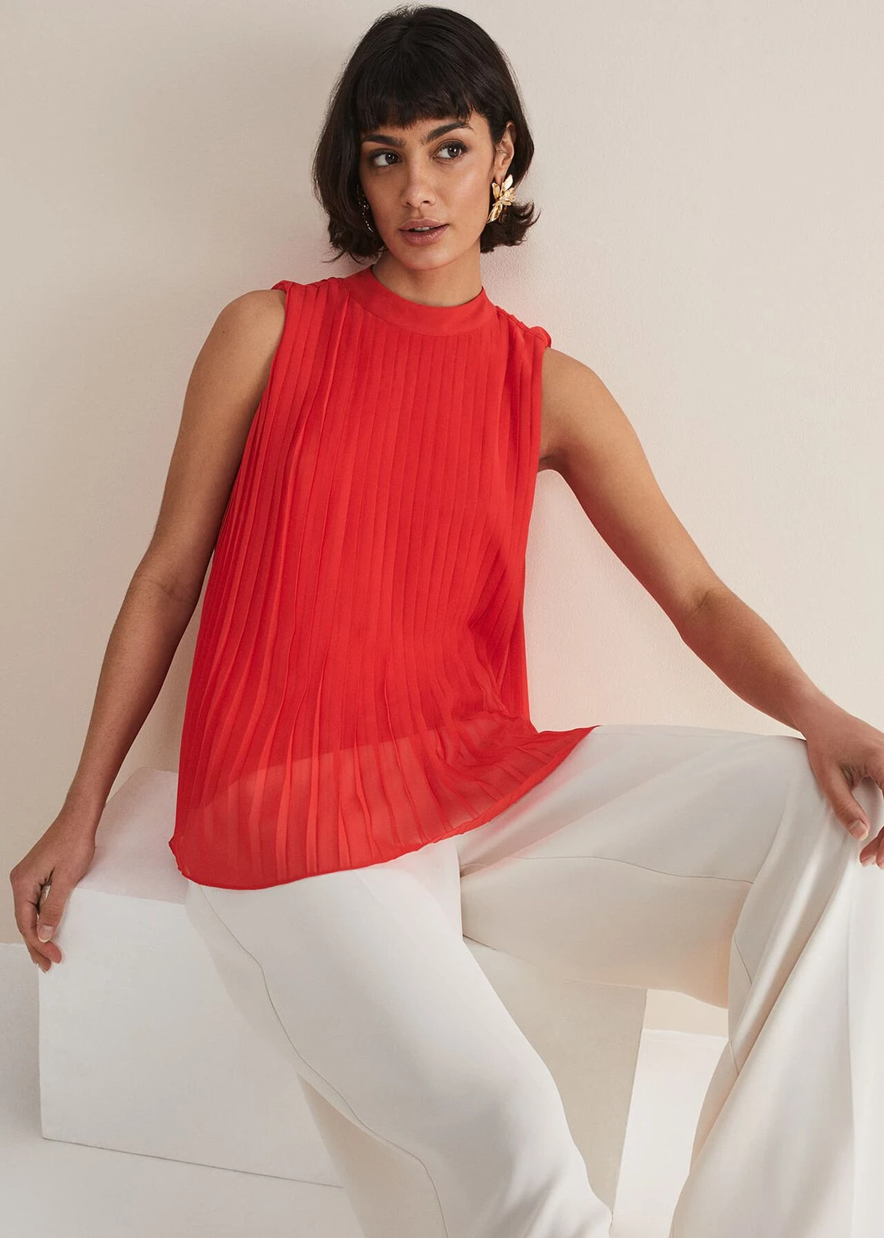 Nina Pleated Top 1 Nina Pleated Top