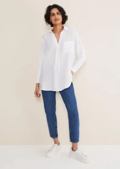 Saskia Woven Front Shirt -Bekleidung Verkaufsgeschäft 502380055 03 saskia woven front shirt