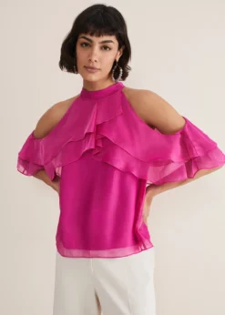 Heather Ruffle Top -Bekleidung Verkaufsgeschäft 502389436 04 heather ruffle top