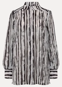 Leinani Mark Making Print Blouse -Bekleidung Verkaufsgeschäft 502413492 99 leinani mark making print blouse