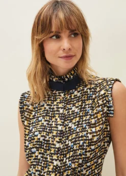 Bari Print Blouse -Bekleidung Verkaufsgeschäft 540215550 04 bari print blouse