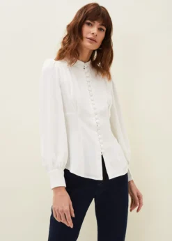 Alix Button Blouse