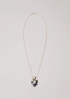 Mona Monochrome Oval Pendant