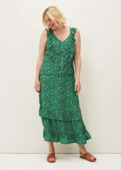 Dido Floral Co-Ord Midi Skirt -Bekleidung Verkaufsgeschäft 801211360 06 dido floral co ord midi skirt