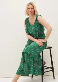 Dido Floral Co-Ord Midi Skirt -Bekleidung Verkaufsgeschäft 801211360 07 dido floral co ord midi skirt