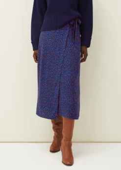 Lou Lou Animal Print Wrap Skirt -Bekleidung Verkaufsgeschäft 801230261 03 lou lou animal print wrap skirt