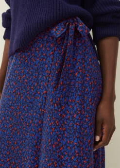 Lou Lou Animal Print Wrap Skirt -Bekleidung Verkaufsgeschäft 801230261 05 lou lou animal print wrap skirt