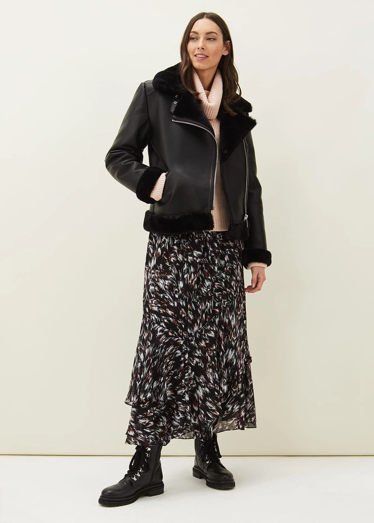 Kayley Abstract Print Maxi Skirt 6 Kayley Abstract Print Maxi Skirt – Bild 6