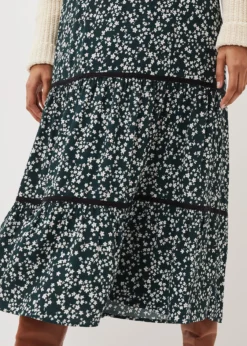 Lennox Ditsy Print Tiered Maxi Skirt -Bekleidung Verkaufsgeschäft 801257693 04 lennox ditsy print tiered maxi skirt