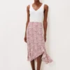 Lara Print Frill Hem Skirt