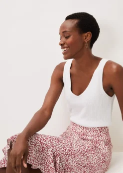 Lara Print Frill Hem Skirt -Bekleidung Verkaufsgeschäft 801270141 04 lara print frill hem skirt