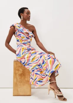 Tyra Wave Co-Ord Midi Skirt -Bekleidung Verkaufsgeschäft 801279000 04 tyra wave co ord midi skirt