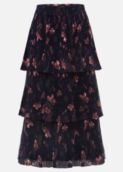 Selena Tiered Printed Skirt -Bekleidung Verkaufsgeschäft 801292493 99 selena tiered printed skirt