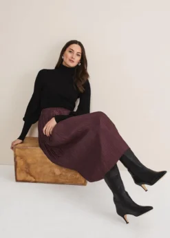Kate Plisse Midi Skirt 10 Kate Plisse Midi Skirt -Bekleidung Verkaufsgeschäft 801300669 04 kate plisse midi skirt