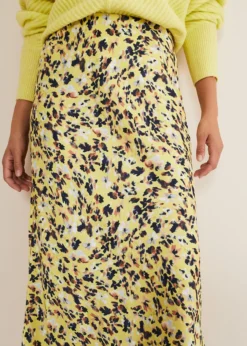 Blaire Floral Satin Slip Skirt -Bekleidung Verkaufsgeschäft 801309550 04 blaire floral satin slip skirt