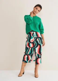 Nathalie Swirl Midi Skirt