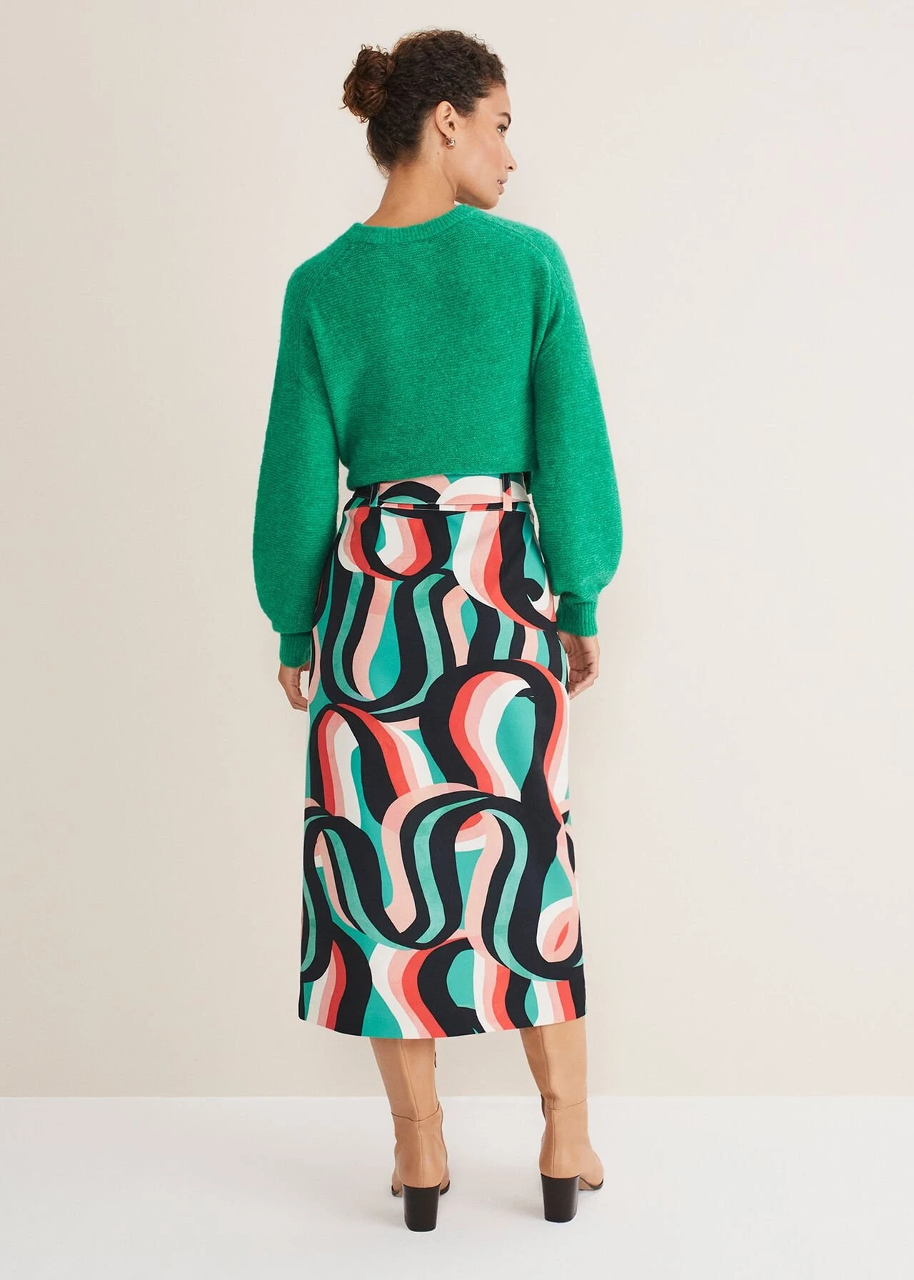 Nathalie Swirl Midi Skirt 2 Nathalie Swirl Midi Skirt – Bild 2