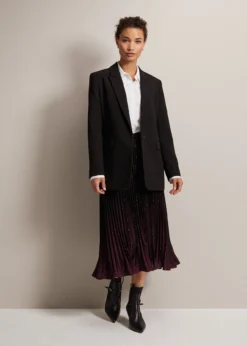 Estella Ombre Pleated Midi Skirt 10 Estella Ombre Pleated Midi Skirt -Bekleidung Verkaufsgeschäft 801335492 05 estella ombre pleated midi skirt