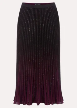 Estella Ombre Pleated Midi Skirt 11 Estella Ombre Pleated Midi Skirt -Bekleidung Verkaufsgeschäft 801335492 99 estella ombre pleated midi skirt