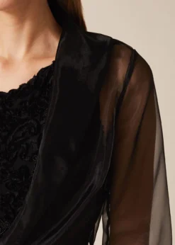 Frieda Sheer Organza Shrug -Bekleidung Verkaufsgeschäft 900958050 05 frieda sheer organza shrug