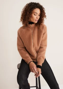 Dera Fluffy Bomber Jacket 9 Dera Fluffy Bomber Jacket -Bekleidung Verkaufsgeschäft 901066206 04 dera fluffy bomber jacket