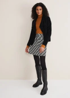 Vivenne Fluffy Short Knit Jacket 8 Vivenne Fluffy Short Knit Jacket -Bekleidung Verkaufsgeschäft 901067050 03 vivenne fluffy short knit jacket