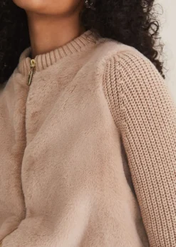 Myla Fur Body Knit Jacket 9 Myla Fur Body Knit Jacket -Bekleidung Verkaufsgeschäft 901079206 04 myla fur body knit jacket