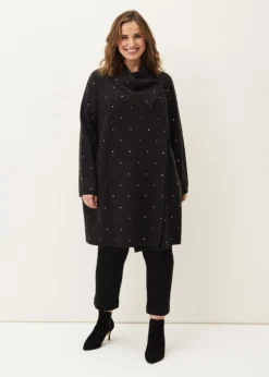 Paloma Scattered Stud Coatigan