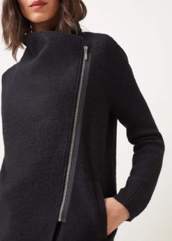 Byanca Zip Knit Coat -Bekleidung Verkaufsgeschäft 950591050 05 byanca zip knit coat