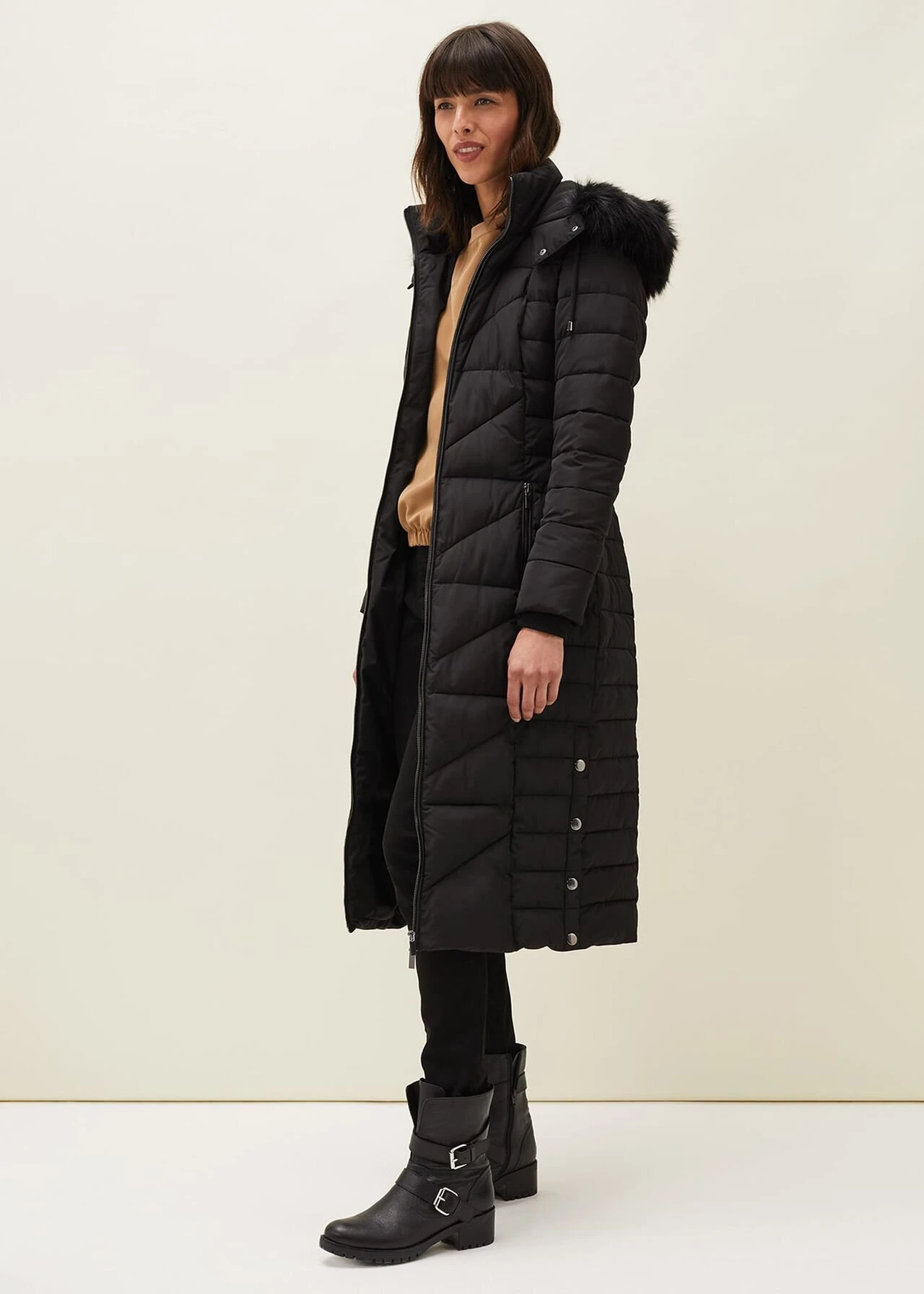 Georgie Maxi Puffer Coat 3 Georgie Maxi Puffer Coat – Bild 3