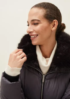 Krissy Short High Shine Puffer Coat -Bekleidung Verkaufsgeschäft 950633827 06 krissy short high shine puffer coat