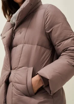 Eshima Short Puffer Coat -Bekleidung Verkaufsgeschäft 950641210 05 eshima short puffer coat